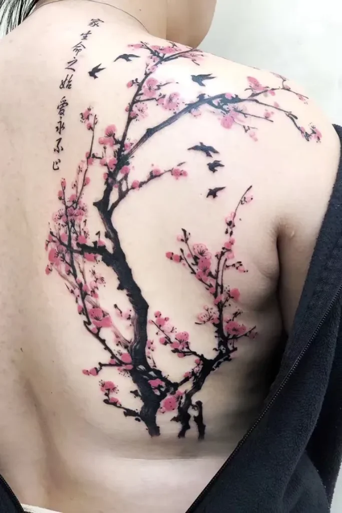 La fleur de cerisier tattoo