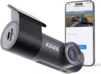 KAWA Dashcam Voiture Avant1296P Mini Camera pour Voitures avec Application