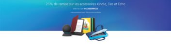 Économisez 25% sur les accessoires Kindle, Fire et Echo #Amazon